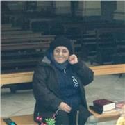 Sono una persona over 60, laureata in architettura, con esperienza nel campo del insegnamento di spagnolo (madre lingua) a persone di tutte l' età, cordiale e responsabile